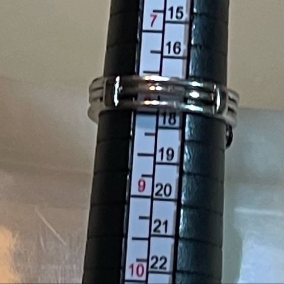 🍇African Amethyst Rhodium/925 Ring& AmethystGuard - Picture 11 of 12